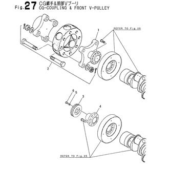 FIG 27. CG-COUPLING & FRONTV-PULLEY