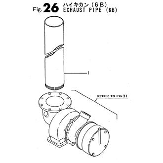 FIG 26. EXHAUST PIPE(6B)