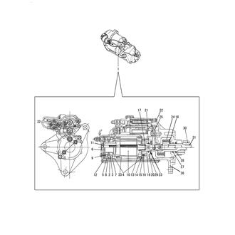 FIG 79. (65A)STARTER MOTOR INNER PARTS(2-POLE TYPE)