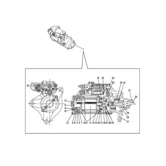 FIG 68. (53A)STARTER MOTOR INNER PARTS(EARTH TYPE)