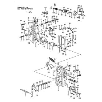 FIG 50. GOVERNOR COMPONENT PARTS(6HA2M-WDT)