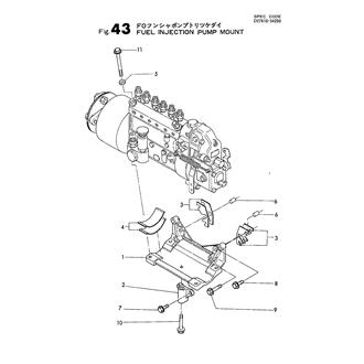 FIG 43. FUEL INJECTION PUMP MOUNT