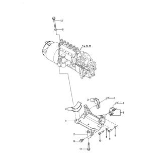 FIG 54. FUEL INJECTION PUMP MOUNT