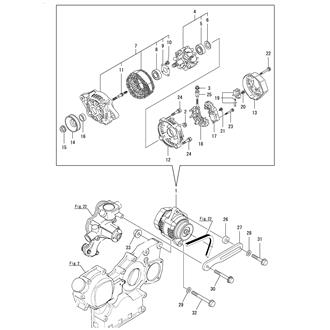 FIG 44. (34A)GENERATOR(12V-55A)(DENSO)(FROM JUL., 2012)