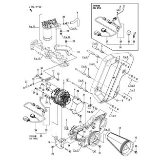 FIG 60. (39A)ALTERNATOR KIT(2ND)(ISOLATED TYPE)(OPTIONAL)