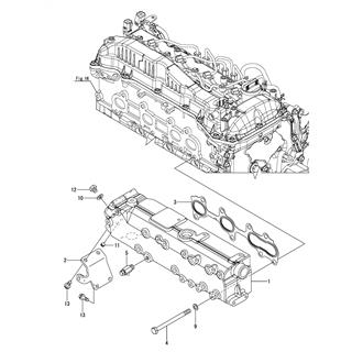 FIG 18. EXHAUST MANIFOLD