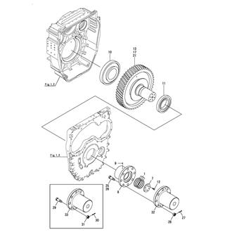 FIG 18. OUTPUT SHAFT & COUPLING(RIGHT ROTATION SPEC)