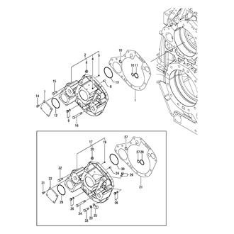 FIG 77. CLUTCH HOUSING REAR COVER(1)
