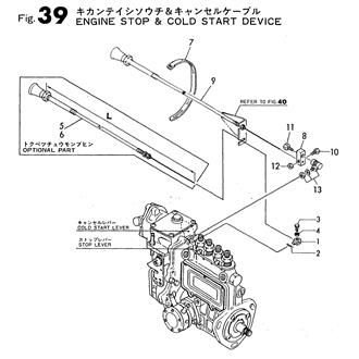 FIG 39. ENGINE STOP & COLD START DEVICE