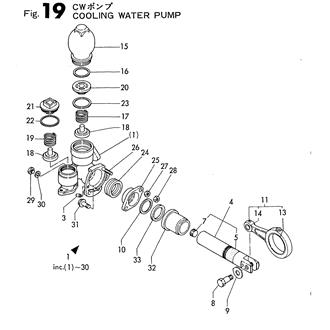 FIG 19. COOLING WATER PUMP