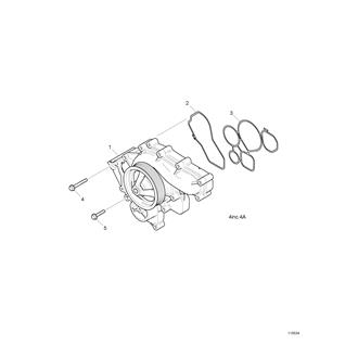 FIG 70. COOLANT PUMP, MOUNTING