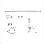 Adapter Kit-Tiller Handle 30 JET 2-Stroke (850000A4)