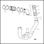 Exhaust System (Use With Two Piece Manifold)