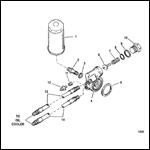 Oil Filter and Oil Hoses (S/N-0F450249 and Below)