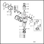 CRANKSHAFT, PISTONS AND CONNECTING RODS (#638-8532--1)
