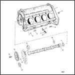 CYLINDER BLOCK AND CAMSHAFT