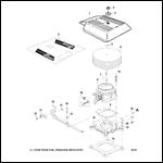 Intake Plenum and Flame Arrestor (SN 0L304600 & Up)