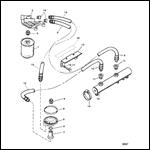 OIL FILTER AND ADAPTOR (502) (S/N F114529 & UP)