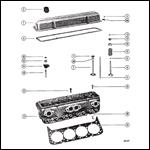 ROCKER COVER AND CYLINDER HEAD