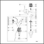 DISTRIBUTOR ASSEMBLY AND COIL