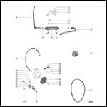 POWER STEERING MOUNTING With Closed Cooling Kit