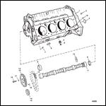 CYLINDER BLOCK AND CAMSHAFT