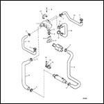 THERMOSTAT HOUSING (STANDARD COOLING-DESIGN II) (CAST IRON)