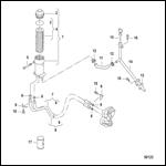 OIL FILTER AND BRACKET