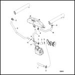 Cooling System Raw Water Components, Starboard