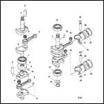 Crankshaft Pistons and Conecting Rods