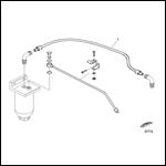 Fuel System-Fuel filter supply line