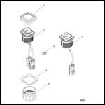 Start/Stop Switch Kit-Dash Mount