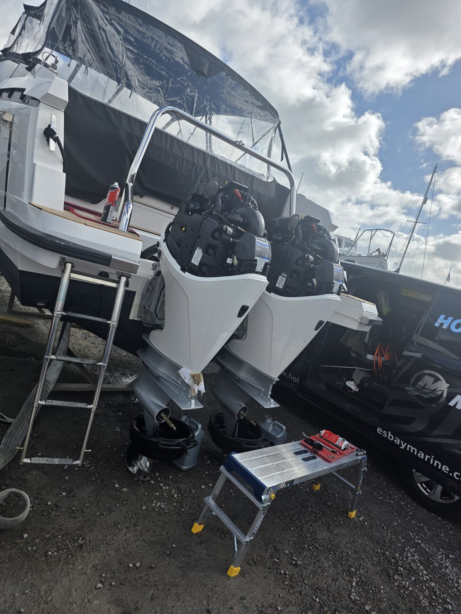 100-hour outboard engine service in Poole