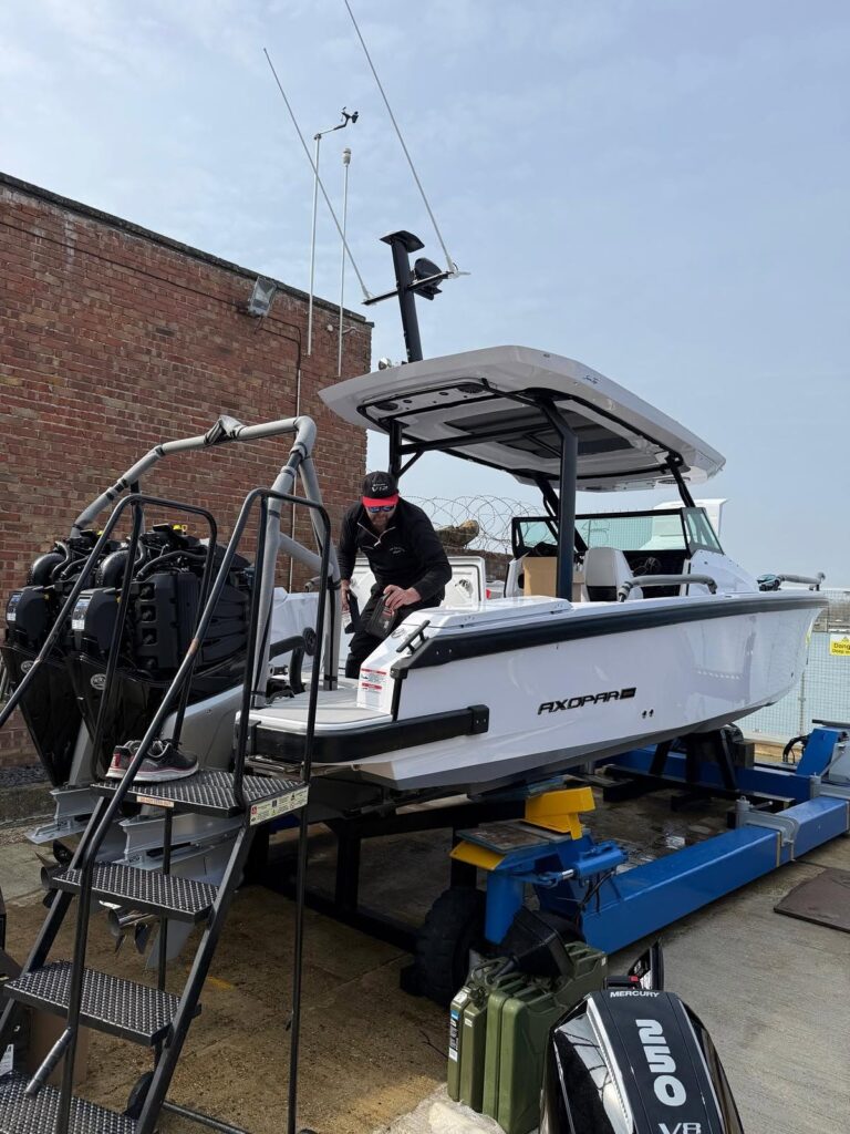 Boat winterisation service in Poole by Holes Bay Marine